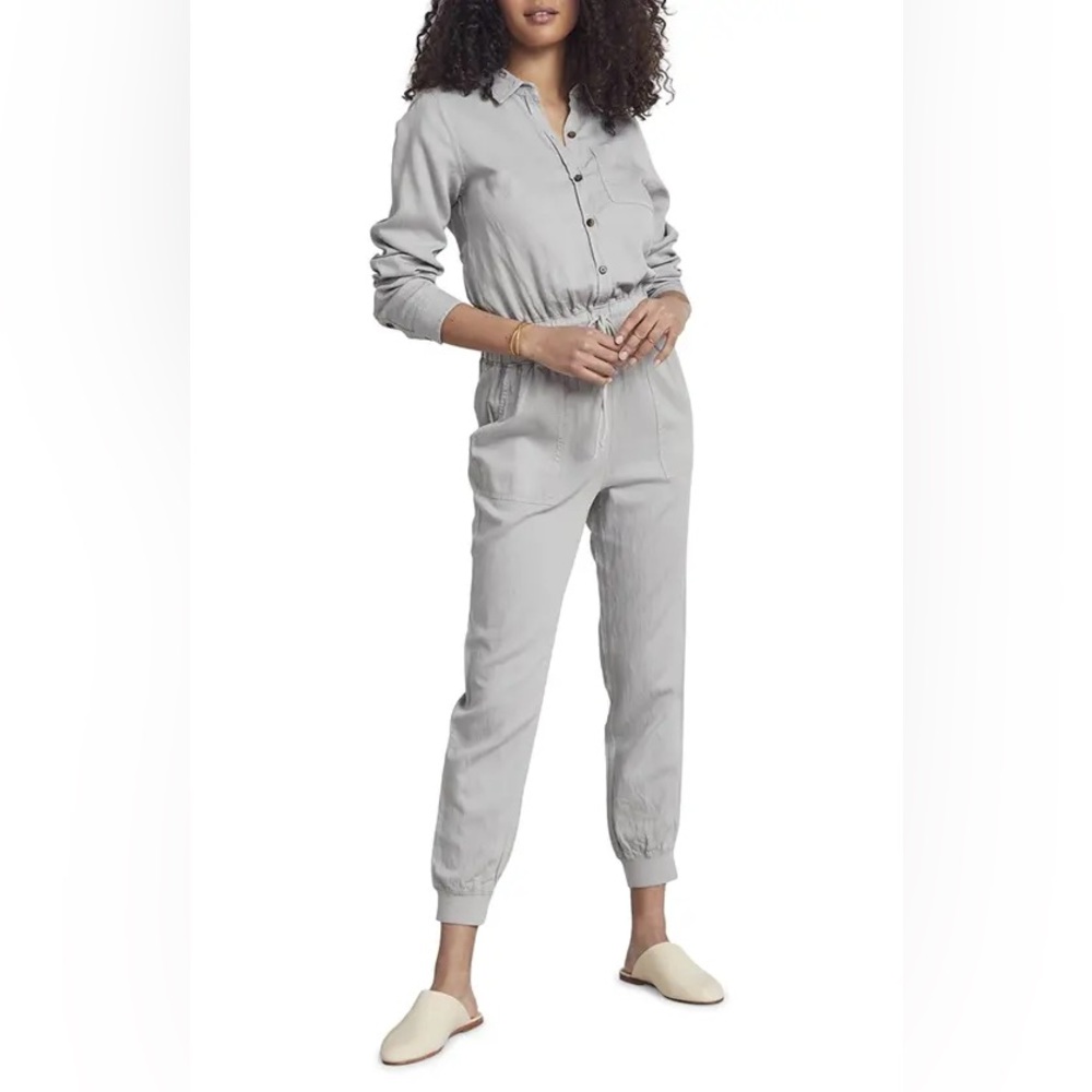 FAHERTY Arlie Day Jumpsuit in Stone Size M - Picture 4 of 11